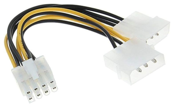 Разветвитель питания CC-PSU-6, 2xMolex -> PCI-Express 6pin, для подключения в/к PCI-Е (6pin)