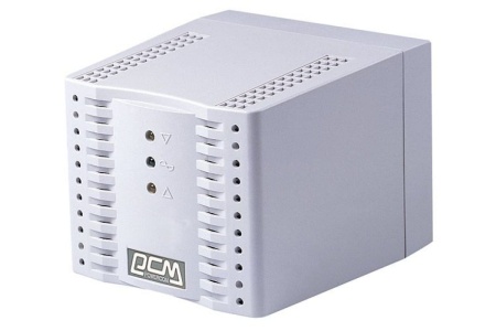 Стабилизатор напряжения Powercom TCA-1200 600Вт 1200ВА белый