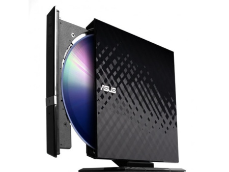 Внешний оптический привод ASUS SDRW-08D2S-U LITE/(D)BLK (G/AS), Black RTL