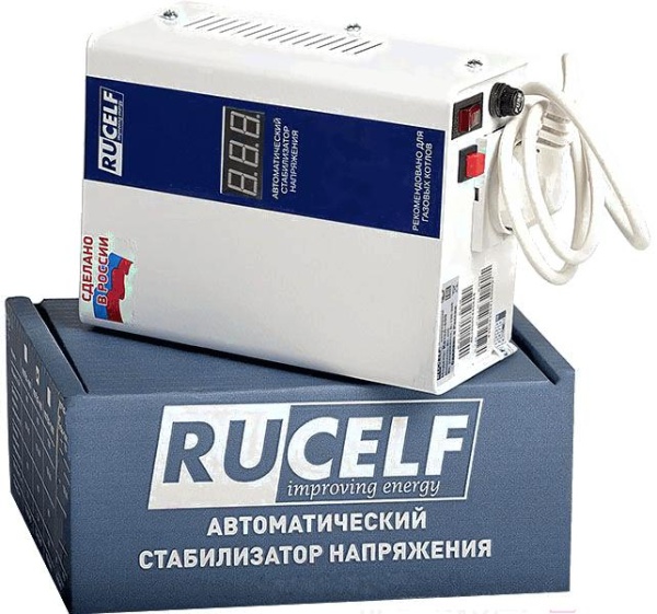 Стабилизатор напряжения Rucelf Котел-400 0.4кВА однофазный белый