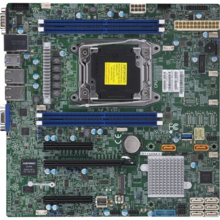 Материнская Плата SuperMicro MBD-X11SRM-F-O Soc-2066 iC422 mATX 4xDDR4 8xSATA3 SATA RAID i210 2хGgbEth Ret