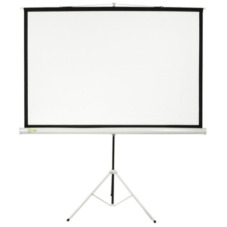 Экран Cactus 127x127см Triscreen CS-PST-127X127 1:1 напольный рулонный черный