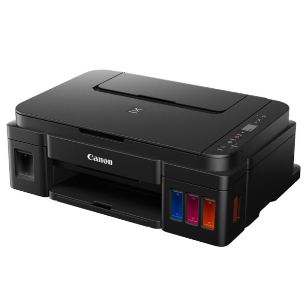 PIXMA G2410 (2313C009) МФУ (принтер/сканер/копир), цветная печать, A4, печать фотографий, планшетный сканер, ЖК панель