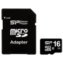 Micro SecureDigital 16Gb SP016GBSTH010V10SP {MicroSDHC Class 10, SD adapter}