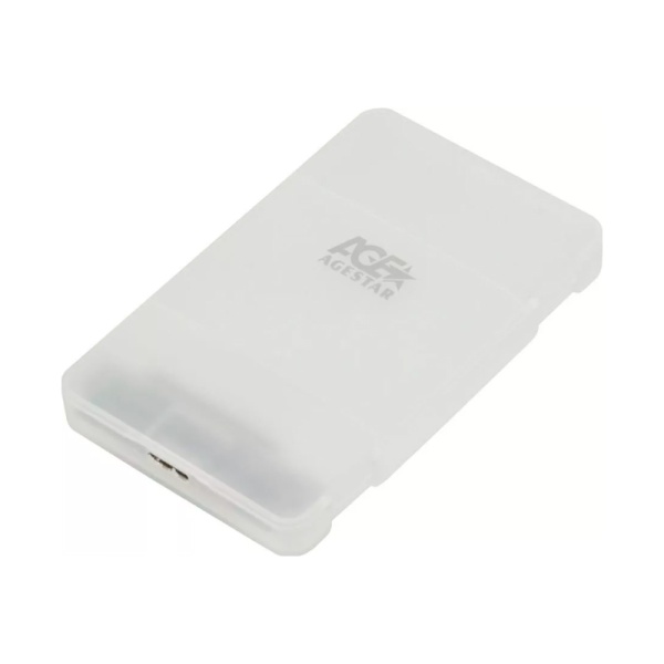 Внешний корпус для HDD/SSD 3UBCP1-6G SATA пластик белый 2.5"