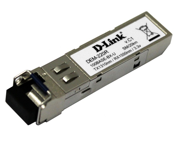 Медиаконвертор DEM-302S-LX SFP-трансивер с 1 портом 1000Base-LX для одномодового