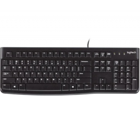 Клавиатура Logitech проводная K120 for Business мембранная USB чёрный