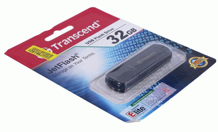 Флеш Диск Transcend 32Gb Jetflash 350 TS32GJF350 USB2.0 черный