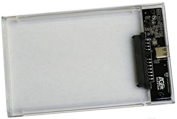 HDD/SSD 3UB2P6C SATA пластик прозрачный 2.5"