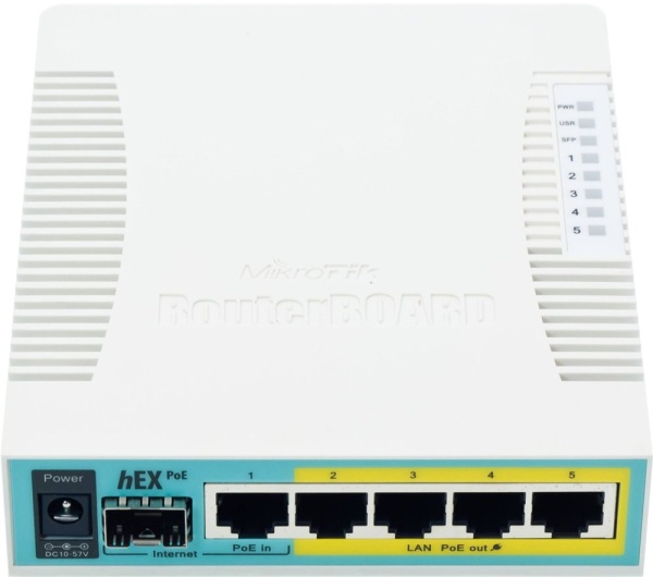 Маршрутизатор (роутер) MikroTik hEX PoE