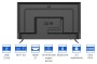 LED 50" 50U740NB черный 4K Ultra HD 60Hz DVB-T DVB-T2 DVB-C WiFi Smart TV