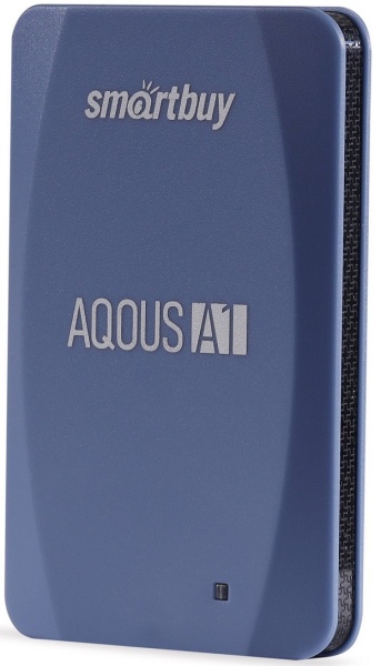 128Gb SmartBuy Aqous A1 Blue (SB128GB-A1C-U31C) внешний SSD, 2.5", 128 Гб, USB Type-C, чтение: 500 Мб/сек, запись: 450 <noindex>Мб/сек</noindex>, TLC