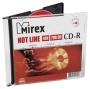 CD-R 700 Mb, 48х, HotLine, Slim Case (1), (1/200)