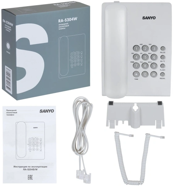 Проводной телефон Sanyo RA-S204W