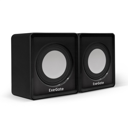 EX287057RUS Акустическая система 2.0 Disco 140 Black (питание USB, 2х3Вт (6Вт RMS), 100-20000Гц, черный)