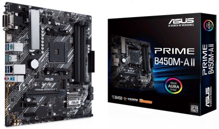 Материнская плата ASUS Prime B450M-A II