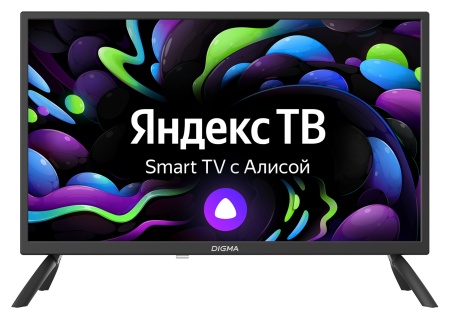 LED 24" DM-LED24SBB31 Яндекс.ТВ черный HD 60Hz DVB-T DVB-T2 DVB-C DVB-S DVB-S2 WiFi Smart TV