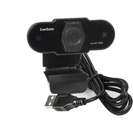 EX287387RUS BlackView C615 FullHD (матрица 1/3" 2 Мп, 1920х1080, 1080P, 30fps, 4-линзовый объектив, шторка, USB, фиксированный фокус, микрофон с шумоподавлением, универсальн
