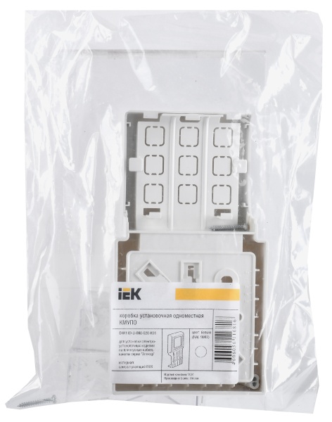 CKK11D-U-080-020-K01 Коробка установочная одноместная КМУПО