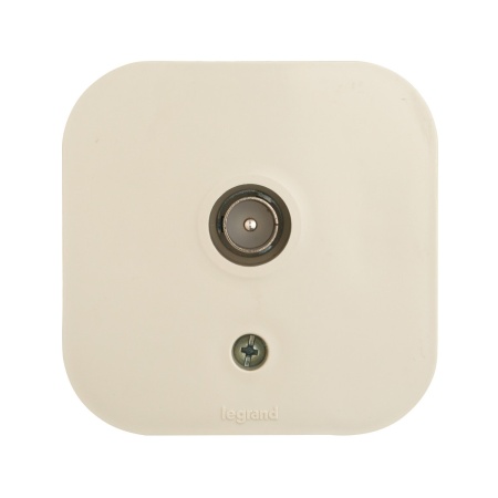 телевизионная Legrand Quteo (782245) откр. слоновая кость