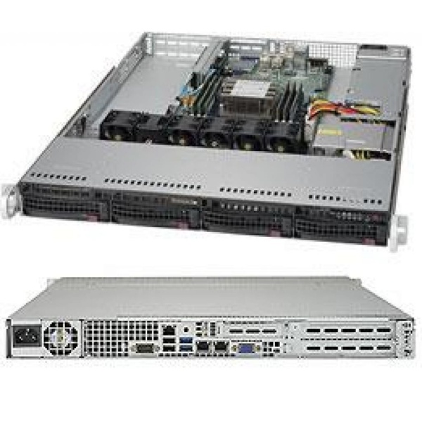 SYS-5019P-WT  1U Rackmount  CSE-815TQC-605WB  X11SPW-TF  SATA3; RAID 0, 1, 5, 10