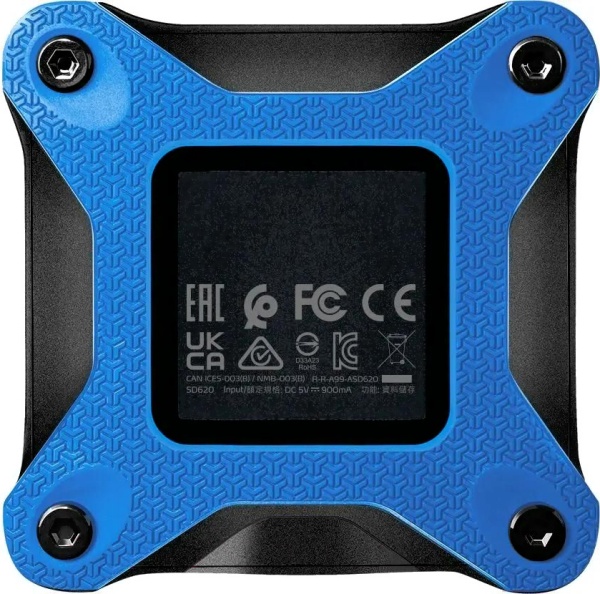 Внешний SSD 512Gb ADATA SD620 Blue (SD620-512GCBL) SSD, 512 Гб, USB 3.2 Gen 2, чтение: 520 Мб/сек, запись: 460 Мб/сек