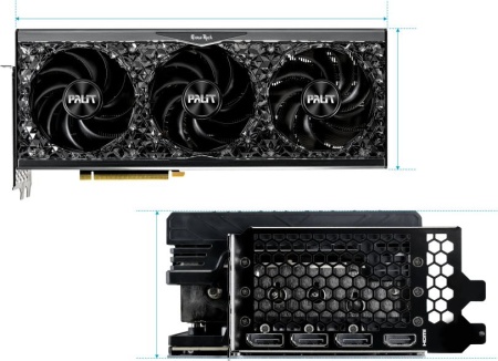 PCI-E 4.0 RTX4070Ti GAMEROCK OC NVIDIA GeForce RTX 4070TI 12288Mb 192 GDDR6X 2310/21000 HDMIx1 DPx3 HDCP Ret