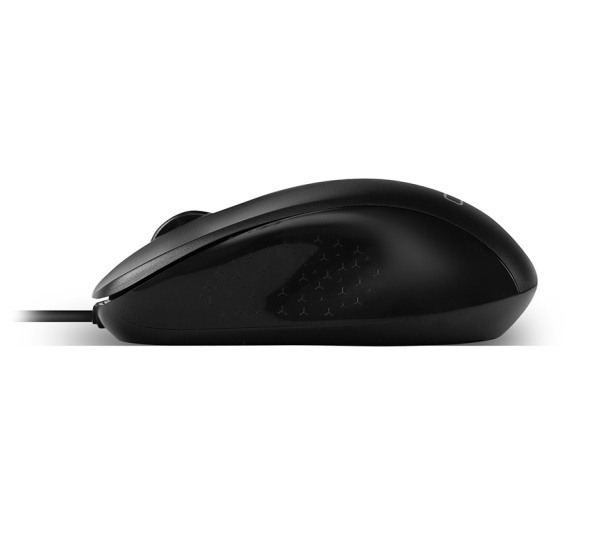CBR CM 131 Black, Мышь проводная, оптическая, USB, 1200 dpi, 3 кнопки и колесо прокрутки, ABS-пластик, длина кабеля 2 м, цвет чёрный