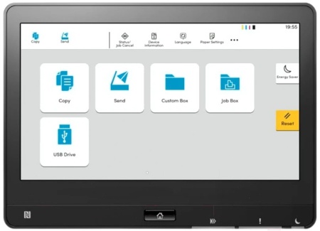 МФУ Kyocera TASKalfa 4054ci (без крышки, без тонера) (принтер/сканер/копир), лазерная цветная печать, A3, двусторонняя печать, планшетный/протяжный сканер, ЖК панель, сетевой (Ethernet)