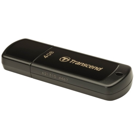 Флеш Диск Transcend 4Gb Jetflash 350 TS4GJF350 USB2.0 черный