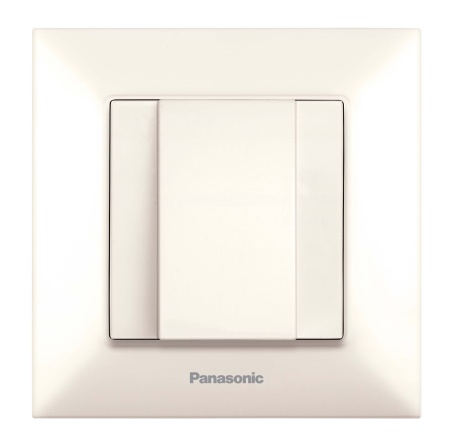 Крышка Panasonic Arkedia Slim WNTC07022BG-RU 1x пластик бежевый (упак.:1шт)