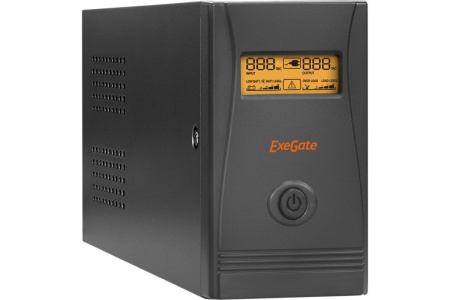 ИБП ExeGate EP285555RUS Power Back BNB-650.LED.AVR.EURO.RJ.USB <650VA/360W, LED, AVR,2 евророзетки, RJ45/11, USB, Black>
