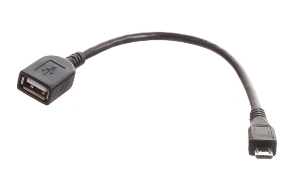 Кабель USB2.0 A розетка - Micro USB вилка (OTG), длина 0,2 м. (U4202)
