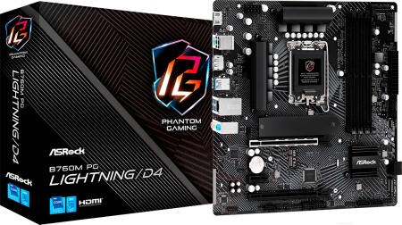 Материнская плата ASRock B760M PG Lightning/D4