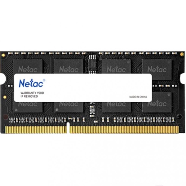 Оперативная память Netac Basic 4GB DDR3 SODIMM PC3-12800 NTBSD3N16SP-04