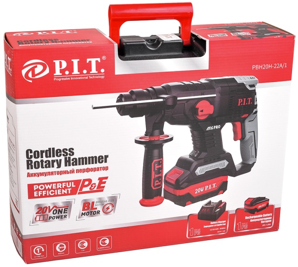 P.I.T. PBH20H-22A/1 патрон:SDS-plus уд.:1.5Дж аккум.