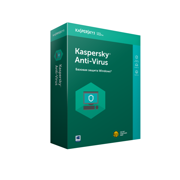 Программное обеспечение Anti-Virus 2016 Russian Edition. 2-Desktop 1year Bas (KL1167RBBFS)