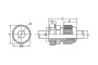 DKC / ДКС 52900 Кабельный ввод (зажим кабельный с контргайкой), под кабель D9-14мм, PG16, IP68, цве