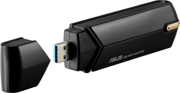 Сетевой адаптер WiFi Asus USB-AX56 AX1800 USB 3.0 (ант.внеш.несъем.)
