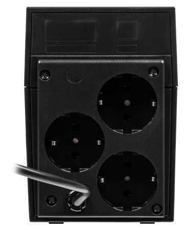 Источник бесперебойного питания Powercom Raptor RPT-600A EURO 360Вт 600ВА черный
