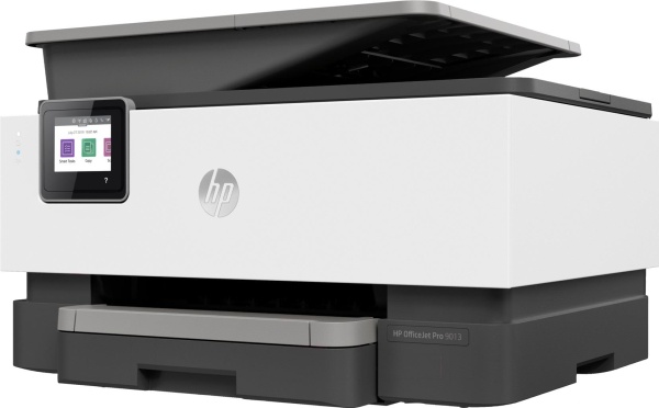 МФУ HP струйный Officejet Pro 9013 AiO (1KR49B) A4 Duplex WiFi USB RJ-45 белый/серый