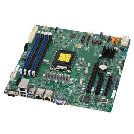 Материнская Плата SuperMicro MBD-X11SCL-F-O Soc-1151 iC242 mATX 4xDDR4 6xSATA3 SATA RAID i210AT 2хGgbEth Ret