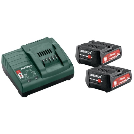 Батарея аккумуляторная Metabo Basic-Set 12V + SC30 12В 2Ач Li-Ion (З/У в компл.) (685300000)