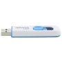 16GB C008 USB Flash [AC008-16G-RWE] USB 2.0, White/Blue, RTL (609642)