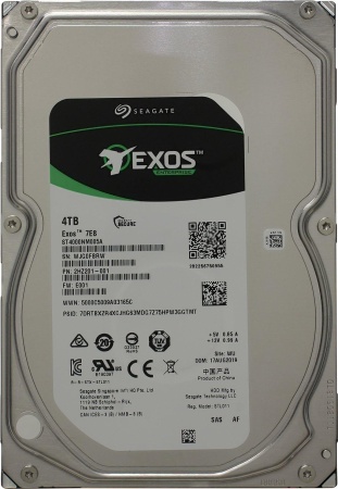 Original SAS 3.0 4Tb ST4000NM005A Exos 7E8 (7200rpm) 256Mb 3.5"