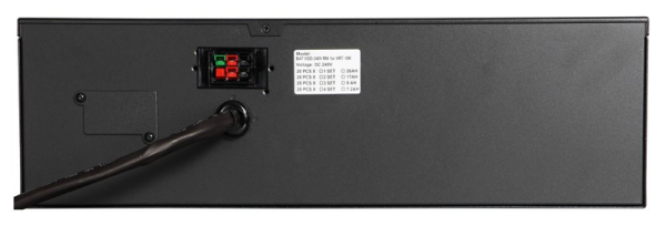 Powercom BAT VGD-240V RM модуль напряжение 240 В, высота 3U