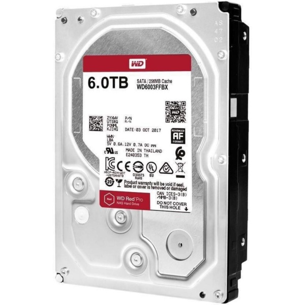 Жесткий диск Original SATA-III 6Tb WD6003FFBX NAS Red Pro (7200rpm) 256Mb