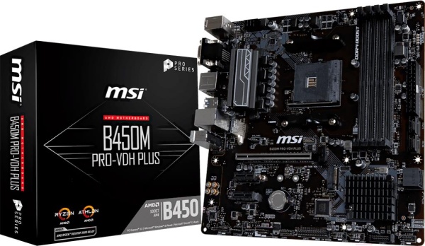 Материнская плата MSI B450M PRO-VDH MAX