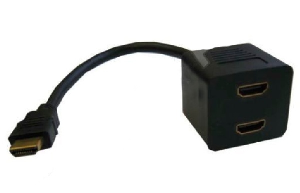 Espada Видеоадаптер HDMI 19M to 2*HDMI 19F 25cm (EHDMIM2xHDMIF25) Разветвитель (39854)