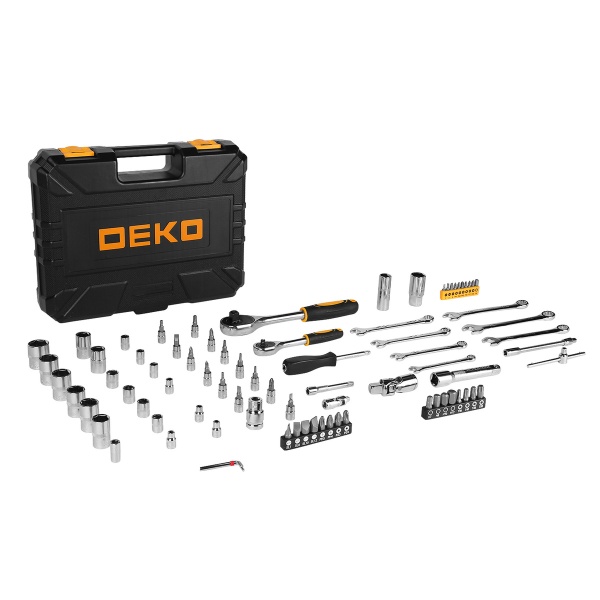 Набор инструментов Deko DKAT82 82 предмета (жесткий кейс)